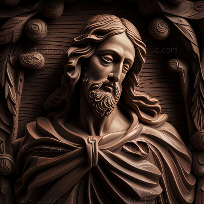 3D model st jesus (STL)